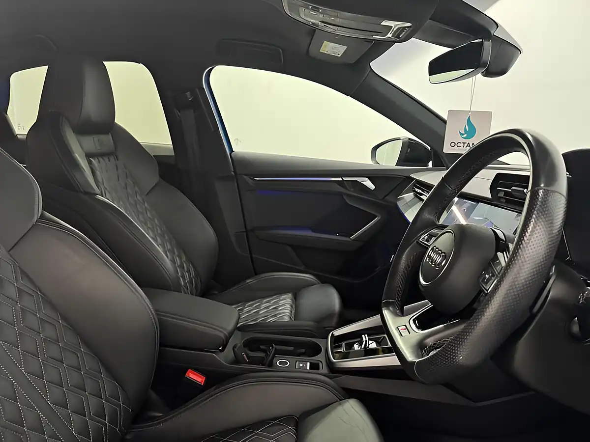 Used 2024 Audi S3 Black Edition Blue - Interior and Exterior details 10