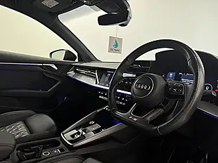 Used 2024 Audi S3 Black Edition Blue - Interior and Exterior details 11