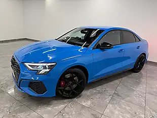 Used 2024 Audi S3 Black Edition Blue - Interior and Exterior details 4