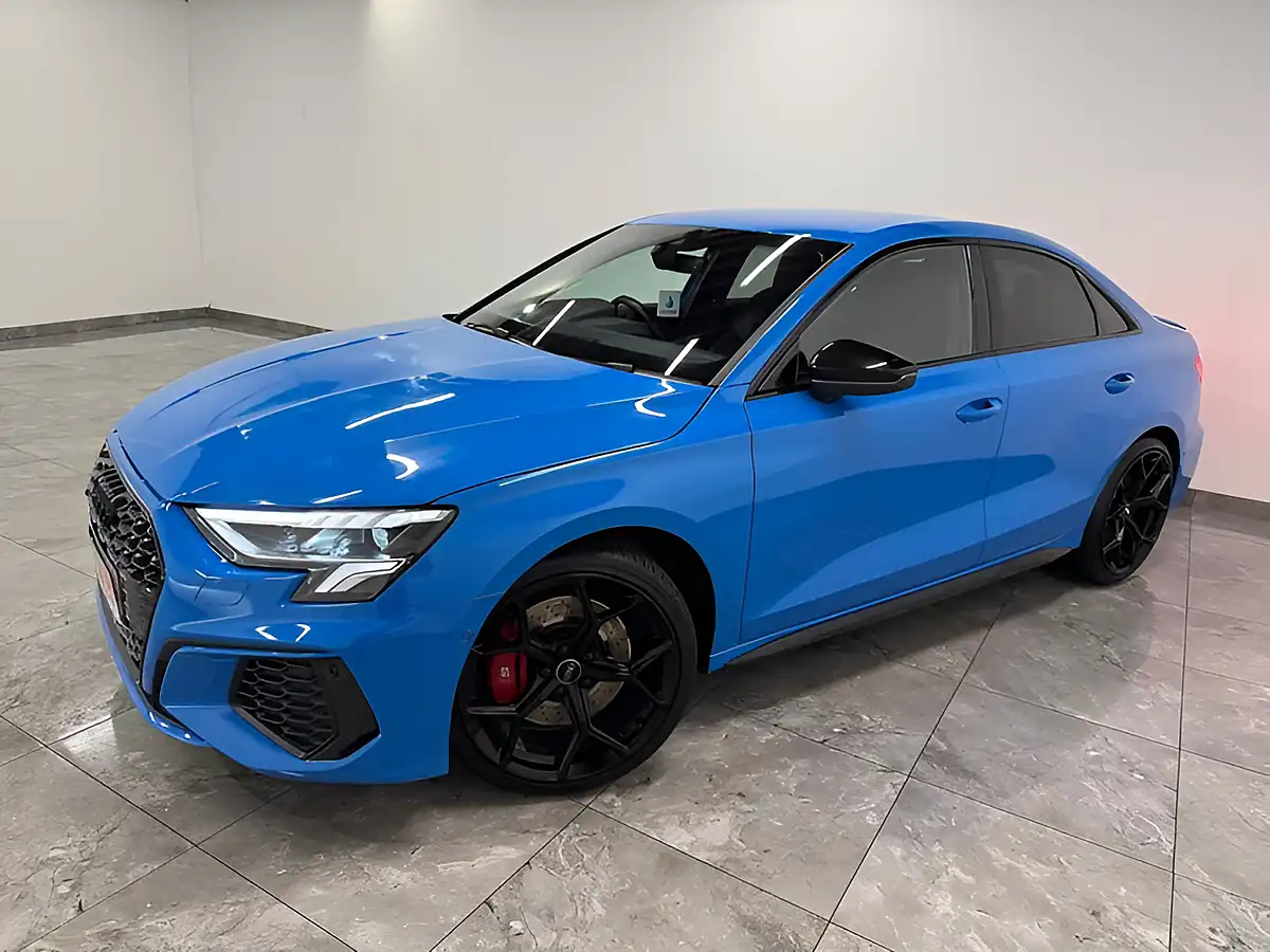 Used 2024 Audi S3 Black Edition Blue - Interior and Exterior details 4