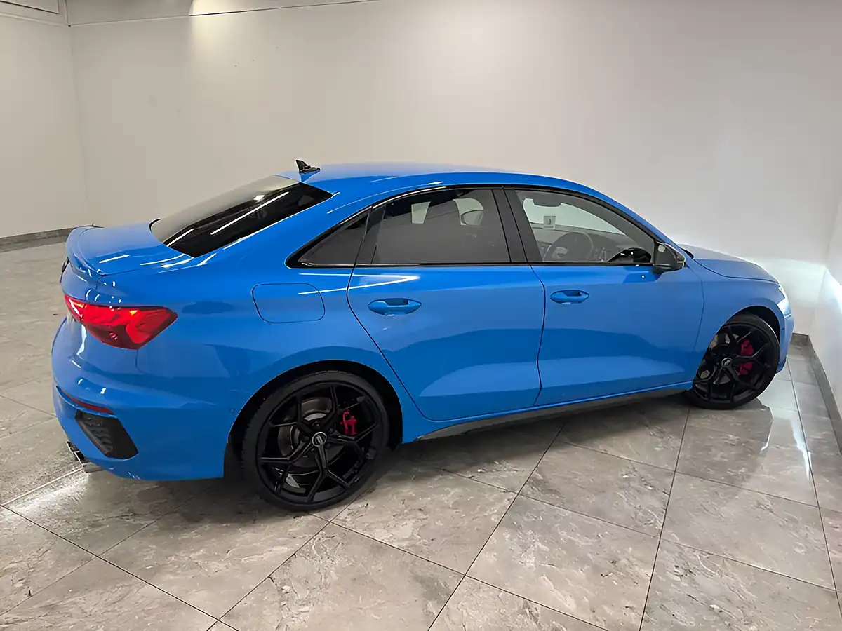 Used 2024 Audi S3 Black Edition Blue - Interior and Exterior details 8