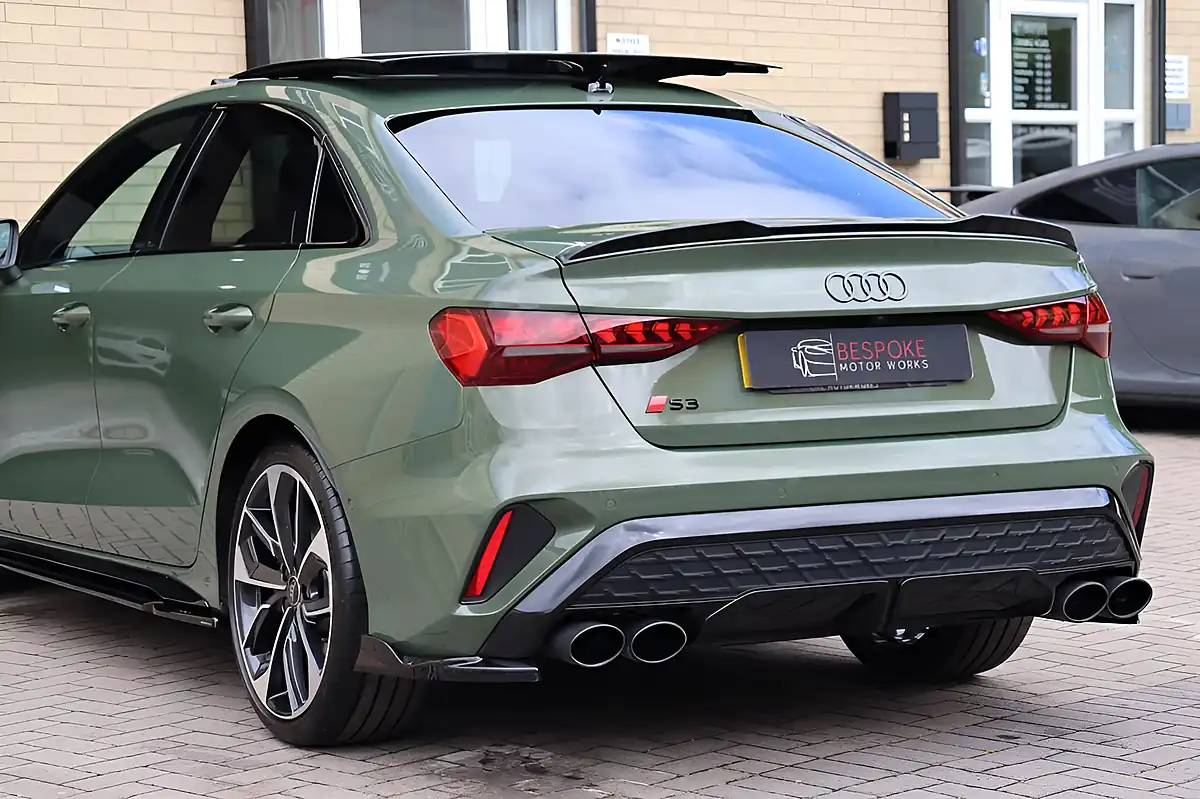 Used 2024 Audi S3 Black Edition District Green - Interior and Exterior details 18