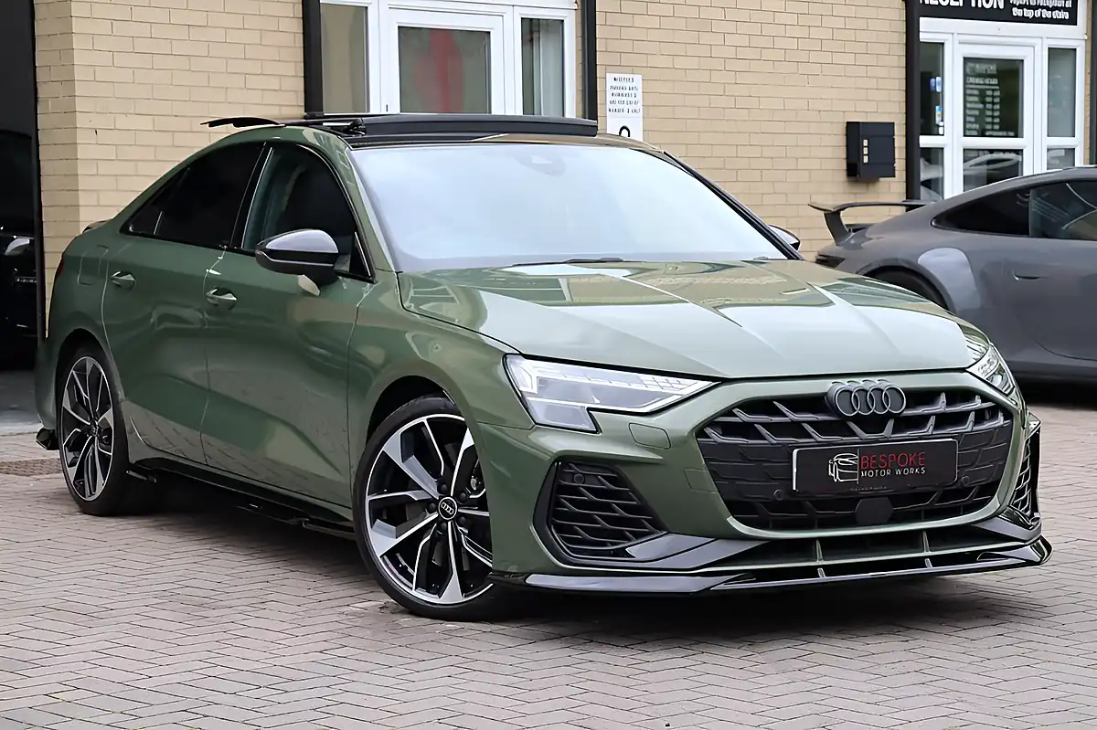 Used 2024 Audi S3 Black Edition District Green - Interior and Exterior details 19