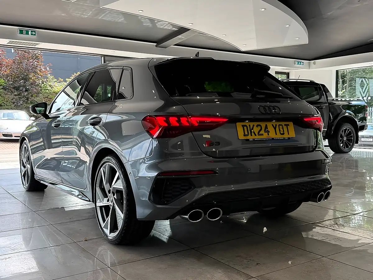 Used 2024 Audi S3 Black Edition Sportback Grey - Interior and Exterior details 5