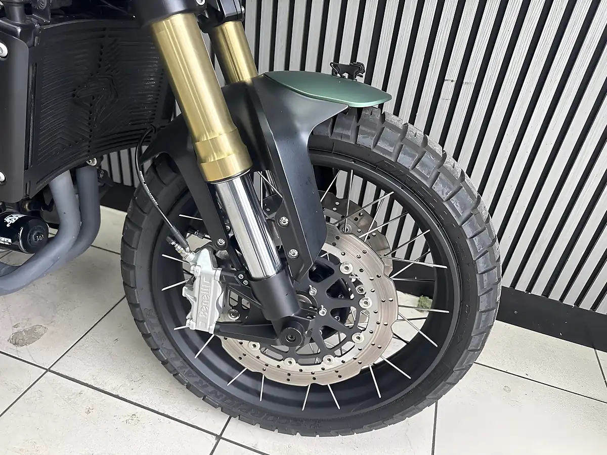 Used 2024 Benelli Leoncino 800 Trail Green - Interior and Exterior details 5