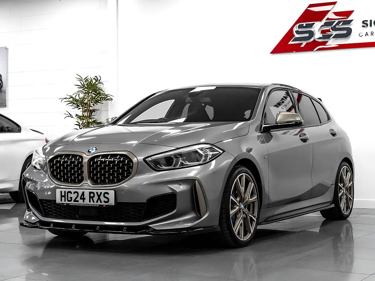 Used 2024 BMW 1 Series M Sport Skyscraper Grey - Front View