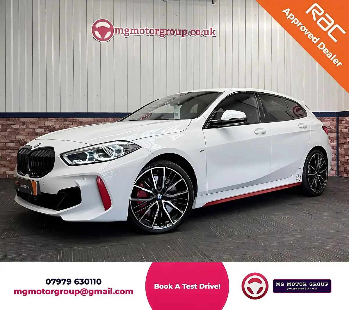 Used 2024 BMW 1 Series Pro Pack (lcp) White - Front View