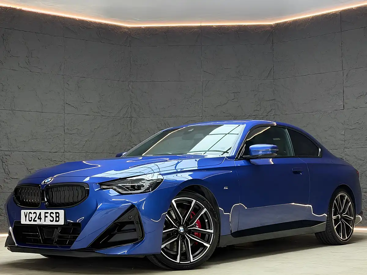 Used 2024 BMW 2 Series M Sport Blue - Front View