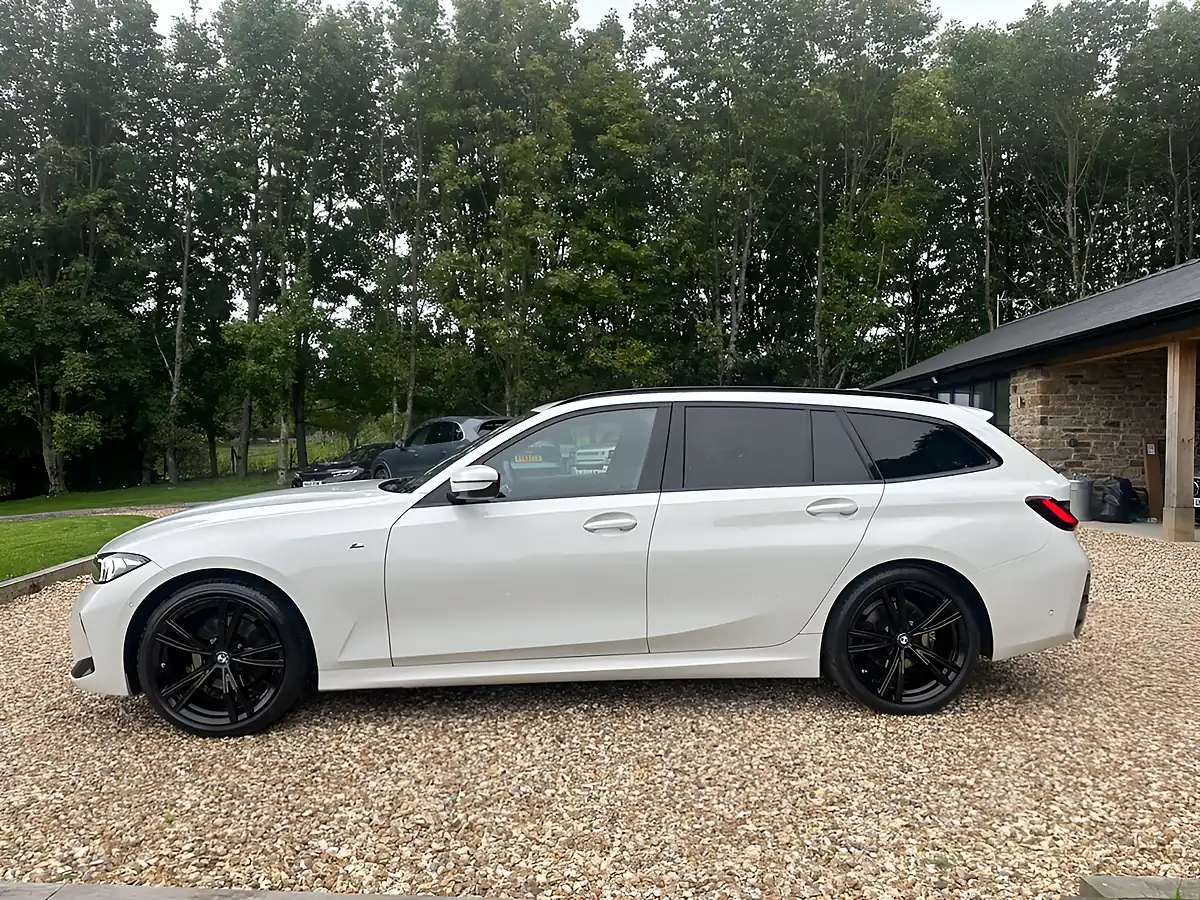 Used 2024 BMW 3 Series M Sport Touring Alpine White - Interior and Exterior details 12