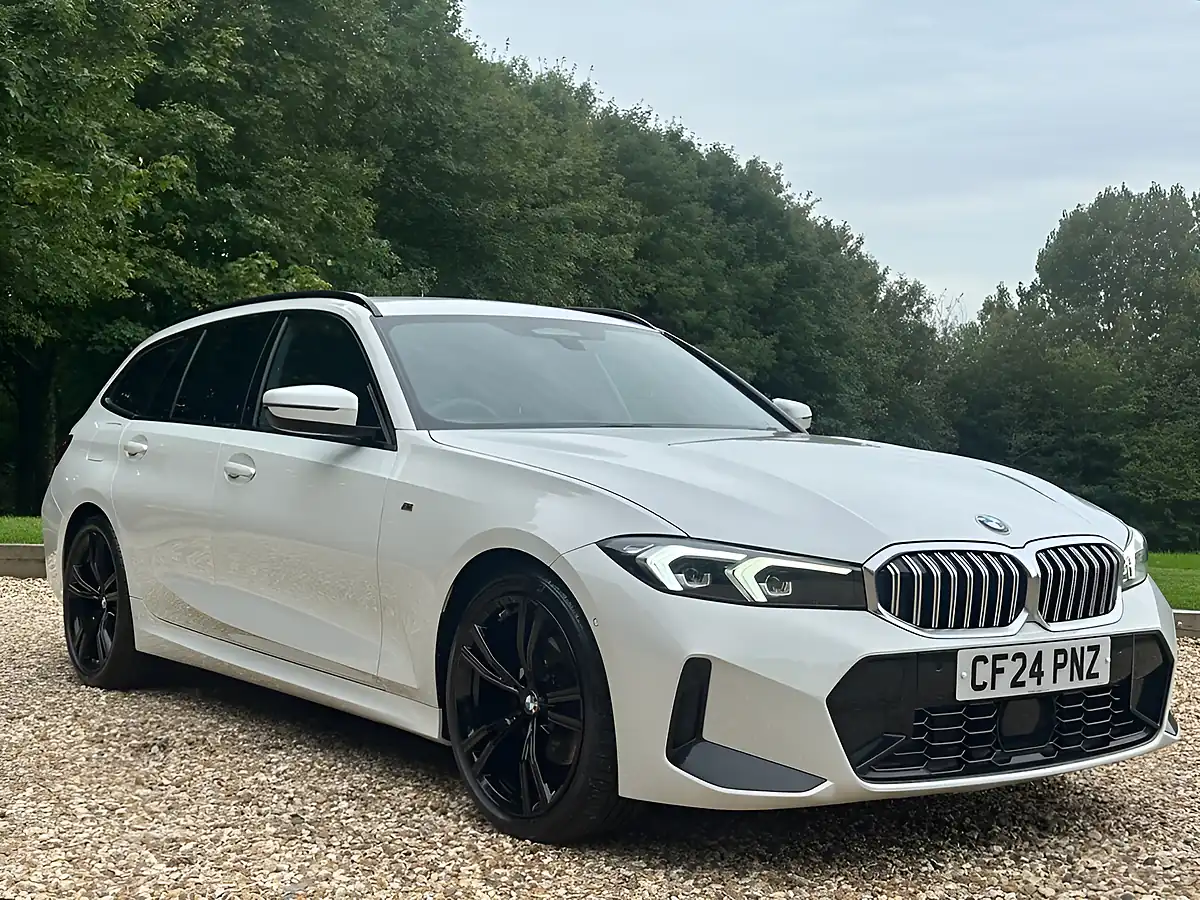 Used 2024 BMW 3 Series M Sport Touring Alpine White - Interior and Exterior details 2