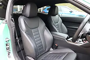 Used 2024 BMW 4 Series M Sport Coupe Fame Green Individual - Interior and Exterior details 4
