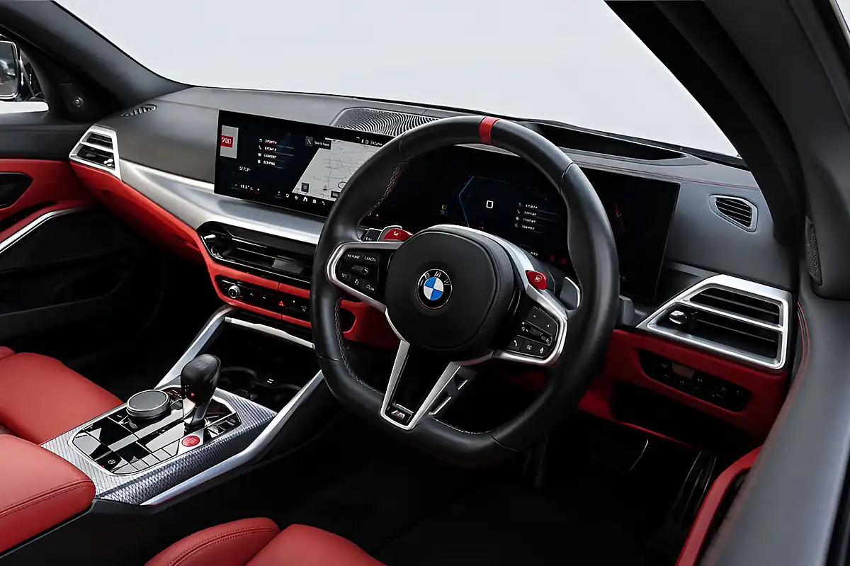 Used 2024 BMW M3 Competition Blue - Interior and Exterior details 2