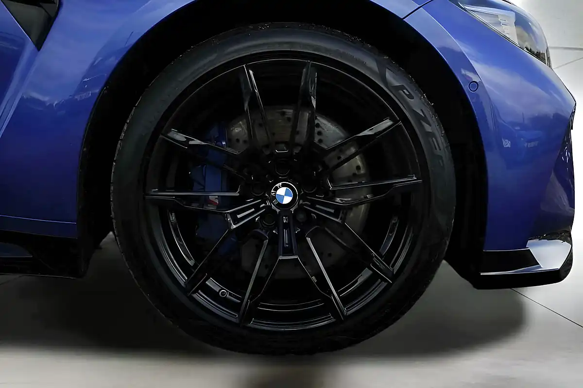 Used 2024 BMW M3 Competition Blue - Interior and Exterior details 20