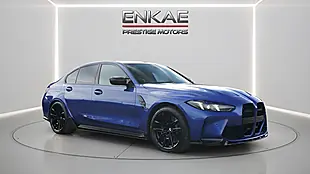 Used 2024 BMW M3 Competition Blue - Interior and Exterior details 4