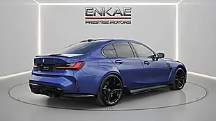 Used 2024 BMW M3 Competition Blue - Interior and Exterior details 6