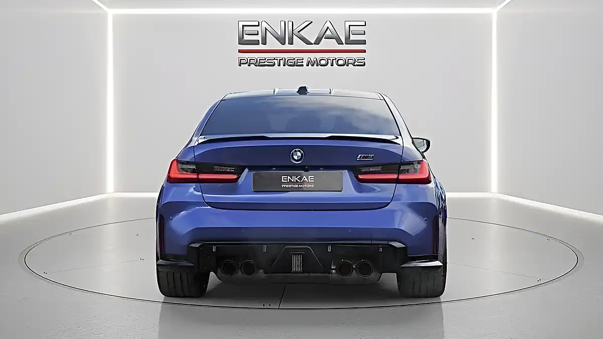 Used 2024 BMW M3 Competition Blue - Interior and Exterior details 7