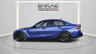Used 2024 BMW M3 Competition Blue - Interior and Exterior details 9