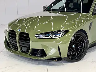 Used 2024 BMW M3 Competition Touring Green - Interior and Exterior details 12