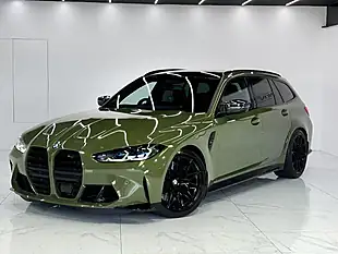 Used 2024 BMW M3 Competition Touring Green - Interior and Exterior details 2