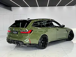 Used 2024 BMW M3 Competition Touring Green - Interior and Exterior details 4