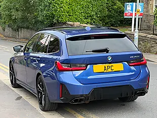 Used 2024 BMW M340d Touring Blue - Interior and Exterior details 4