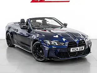 Used 2024 BMW M4 Competition Convertible Tanzanite Blue - Interior and Exterior details 10