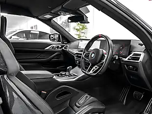 Used 2024 BMW M4 Competition Convertible Tanzanite Blue - Interior and Exterior details 12