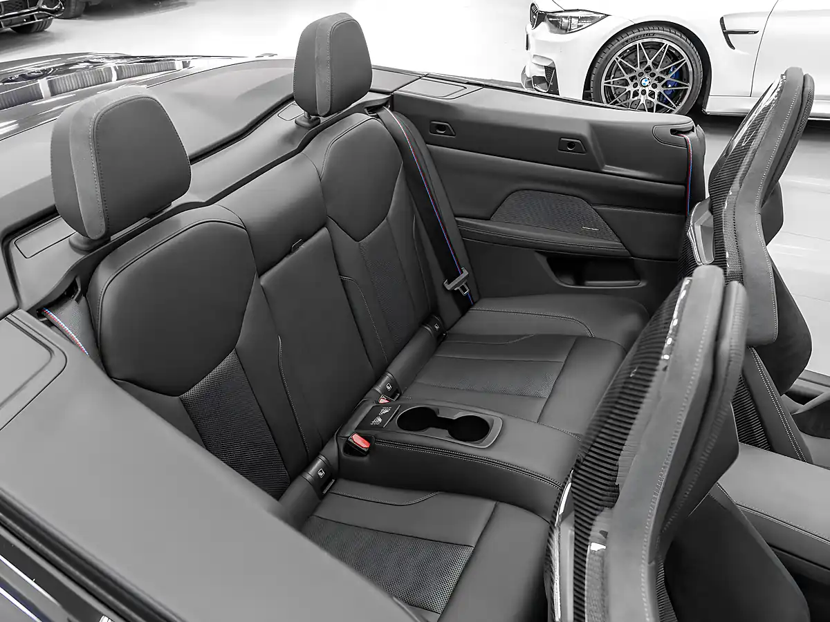 Used 2024 BMW M4 Competition Convertible Tanzanite Blue - Interior and Exterior details 13