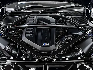 Used 2024 BMW M4 Competition Convertible Tanzanite Blue - Interior and Exterior details 14