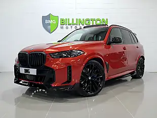 Used 2024 BMW X5 M Sport Orange - Interior and Exterior details 11