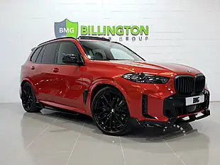 Used 2024 BMW X5 M Sport Orange - Interior and Exterior details 12