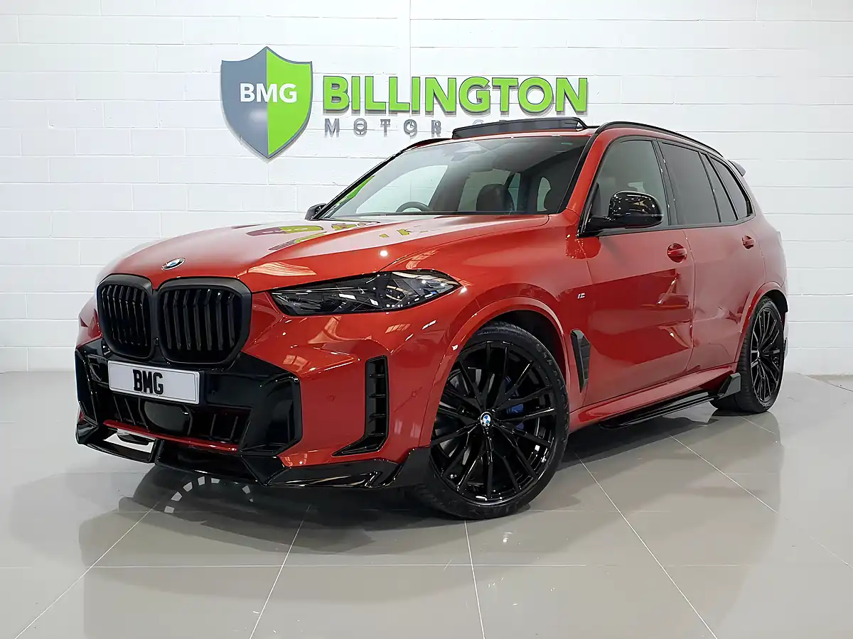 Used 2024 BMW X5 M Sport Orange - Interior and Exterior details 3