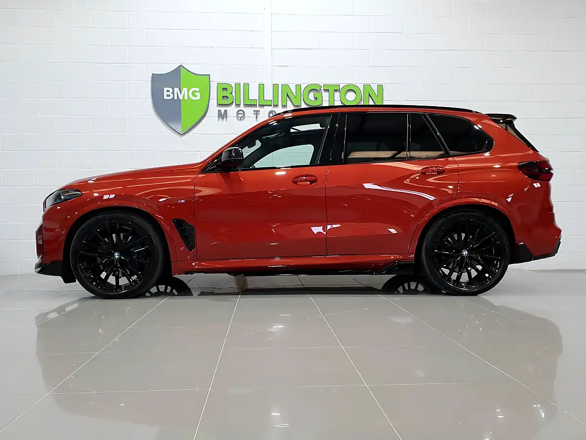 Used 2024 BMW X5 M Sport Orange - Interior and Exterior details 4