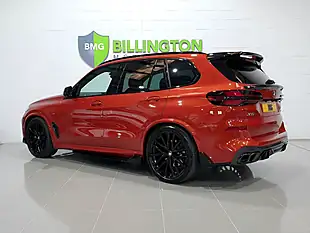 Used 2024 BMW X5 M Sport Orange - Interior and Exterior details 5