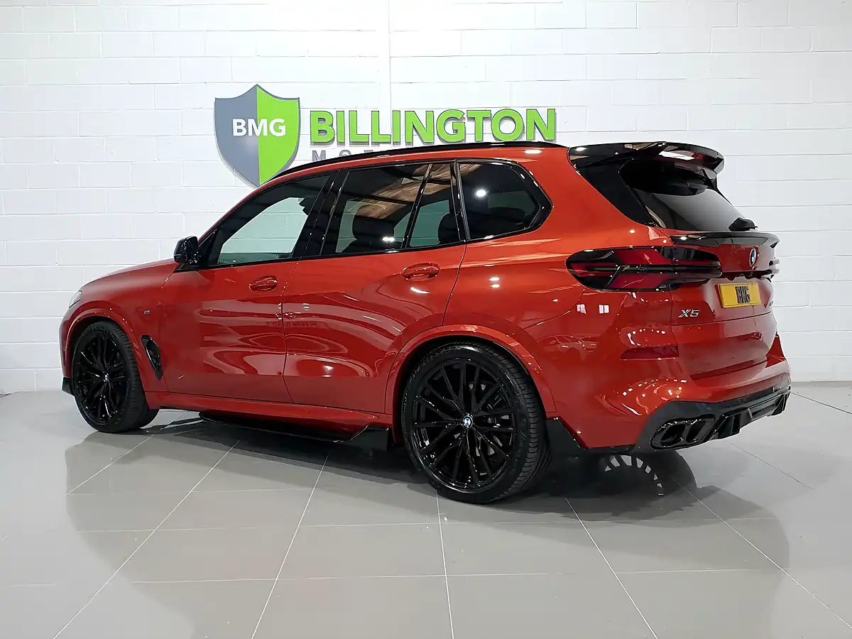 Used 2024 BMW X5 M Sport Orange - Interior and Exterior details 5