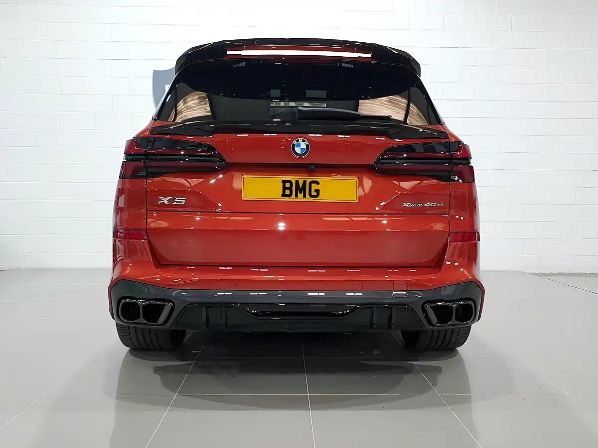 Used 2024 BMW X5 M Sport Orange - Interior and Exterior details 6