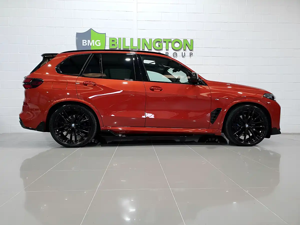 Used 2024 BMW X5 M Sport Orange - Interior and Exterior details 8