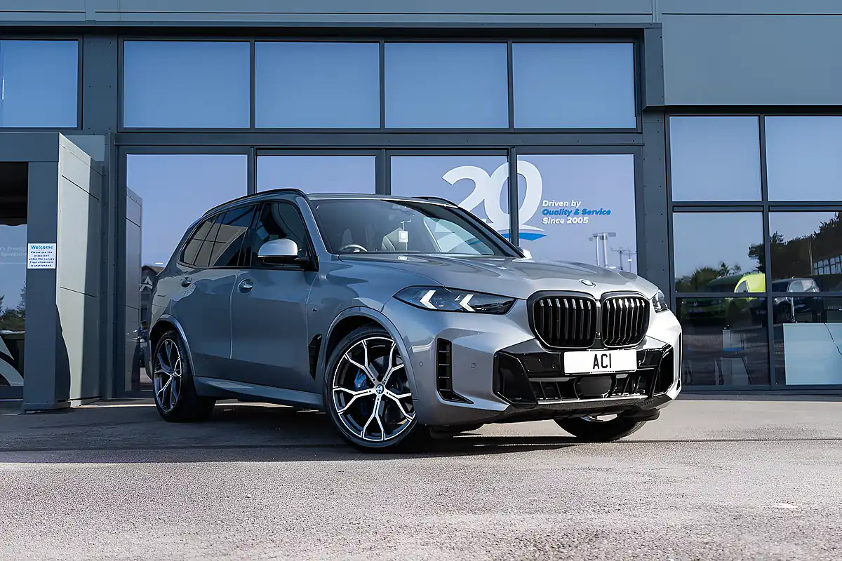 Used 2024 BMW X5 M Sport Skyscraper Grey Metallic - Interior and Exterior details 14