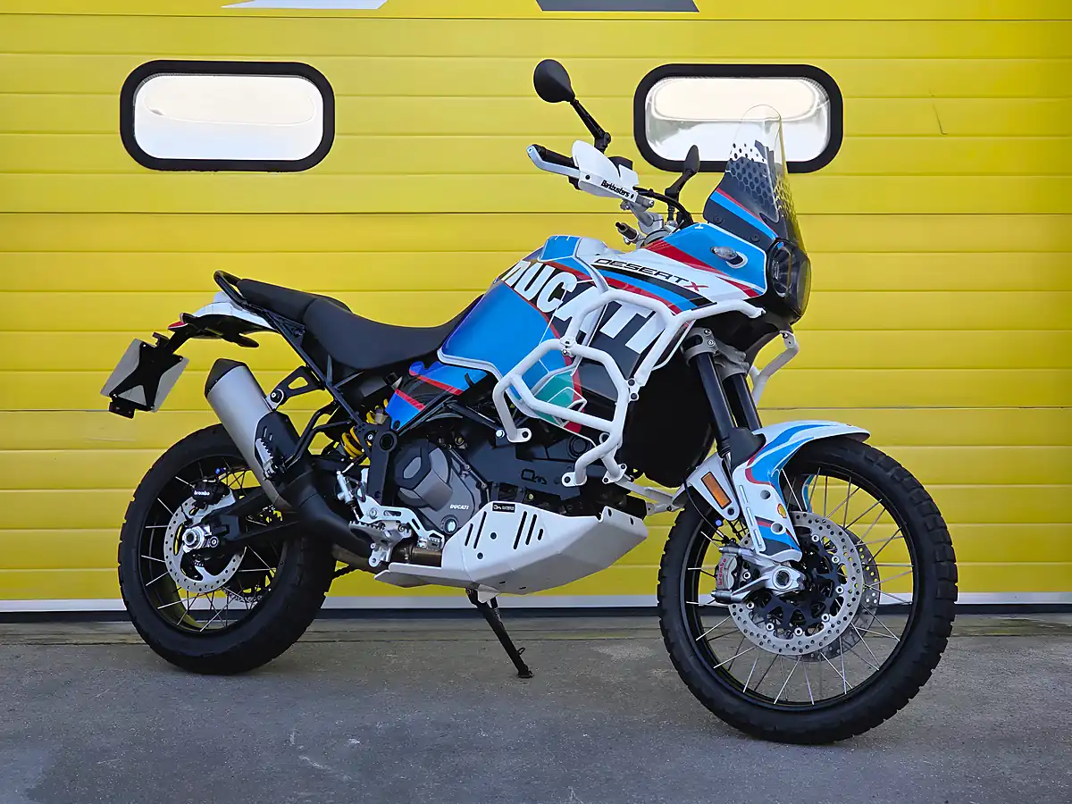 Used 2024 Ducati Desertx High Spec White - Front View