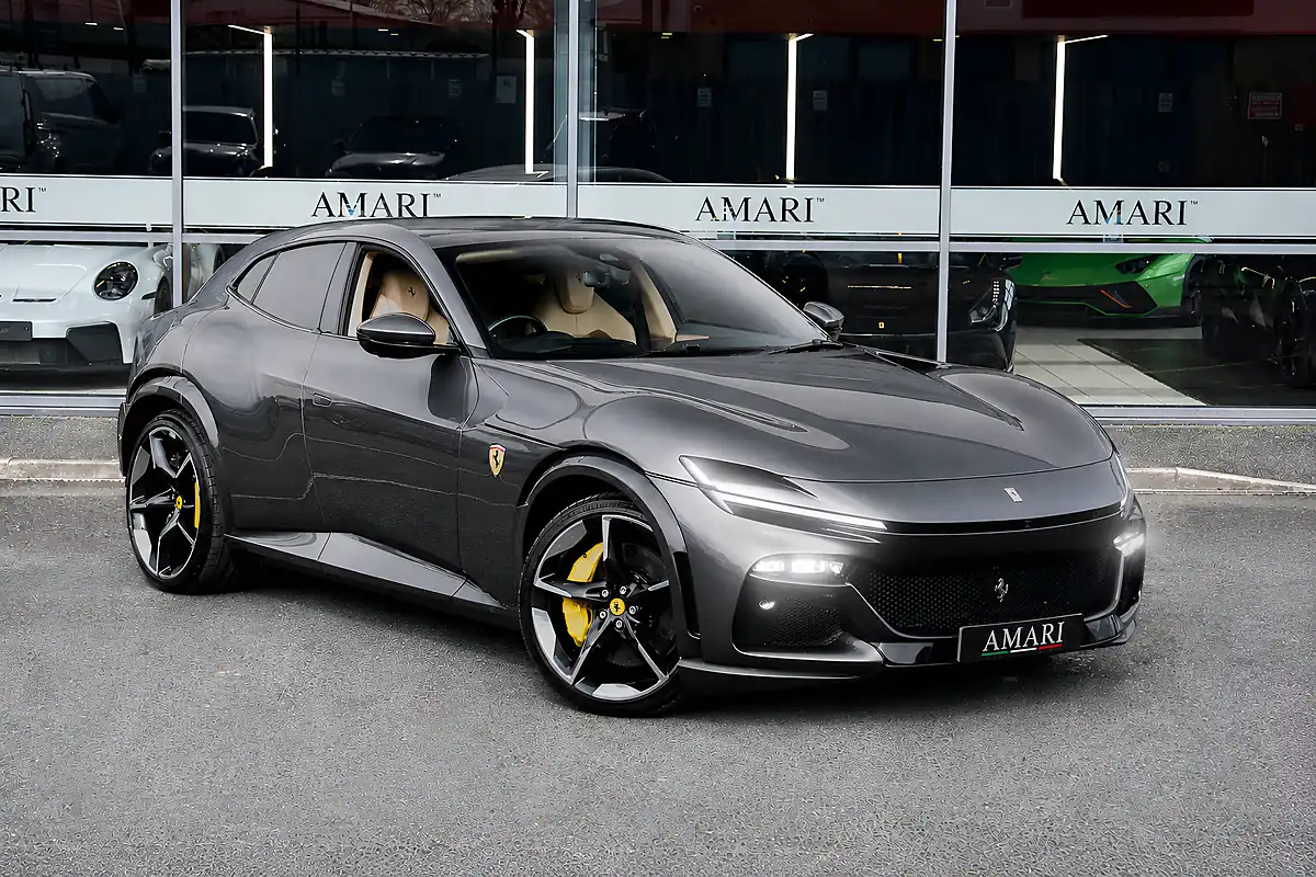 Used 2024 Ferrari Purosangue S-a Grigio Silverstone - Front View