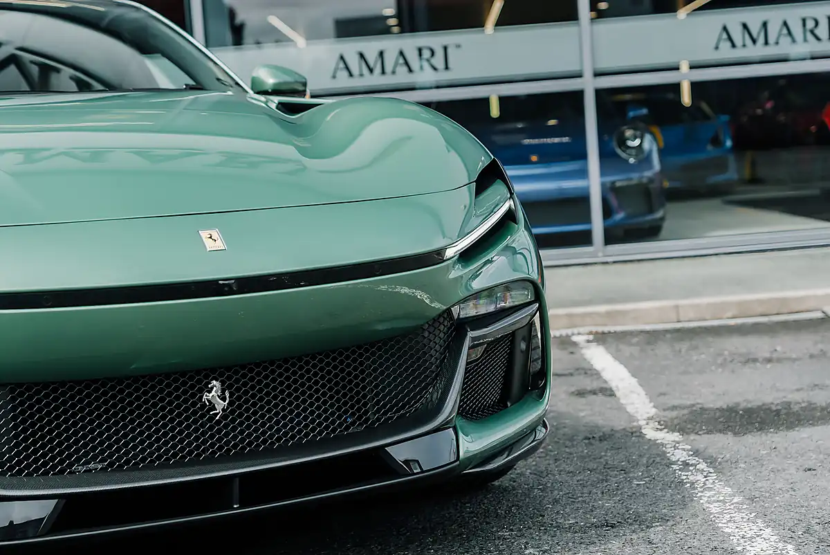 Used 2024 Ferrari Purosangue Verde Dora - Interior and Exterior details 10