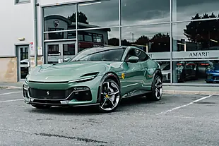 Used 2024 Ferrari Purosangue Verde Dora - Interior and Exterior details 11