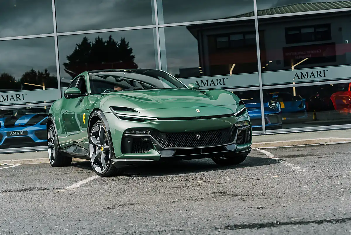 Used 2024 Ferrari Purosangue Verde Dora - Interior and Exterior details 3