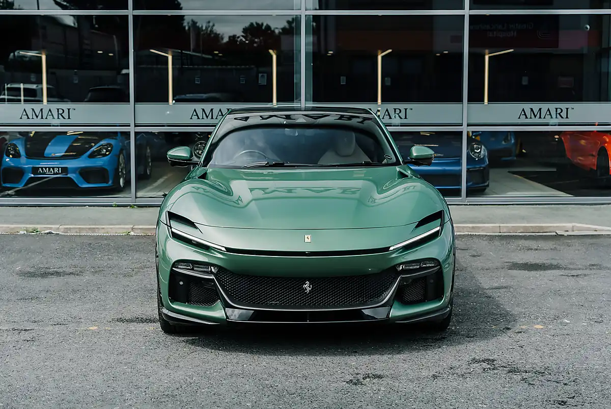 Used 2024 Ferrari Purosangue Verde Dora - Interior and Exterior details 4