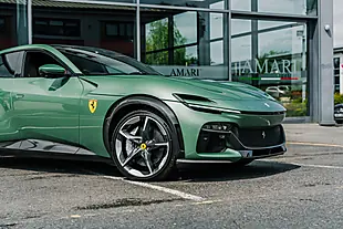 Used 2024 Ferrari Purosangue Verde Dora - Interior and Exterior details 6
