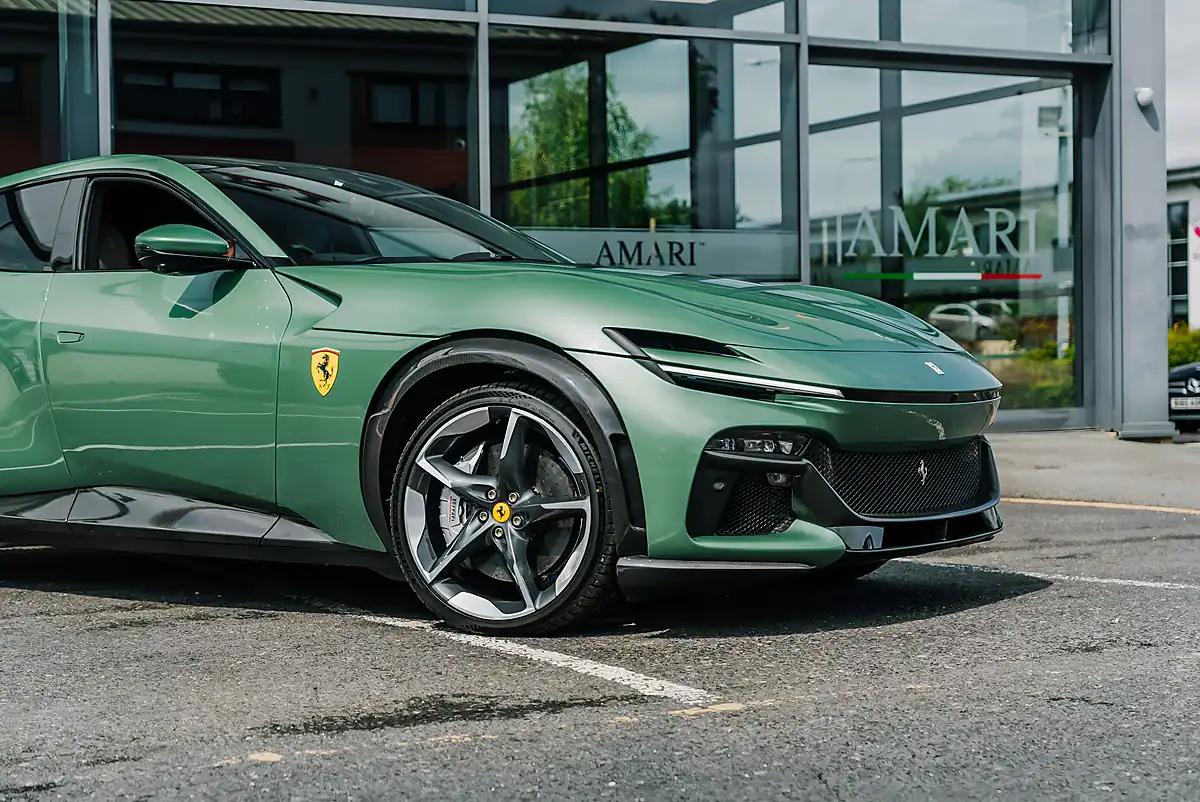 Used 2024 Ferrari Purosangue Verde Dora - Interior and Exterior details 6