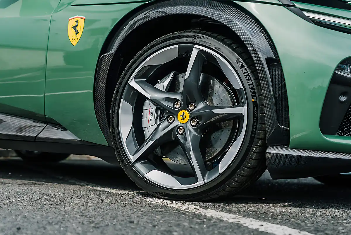 Used 2024 Ferrari Purosangue Verde Dora - Interior and Exterior details 7