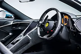 Used 2024 Ferrari Roma Spider Celeste Trevi - Interior and Exterior details 10