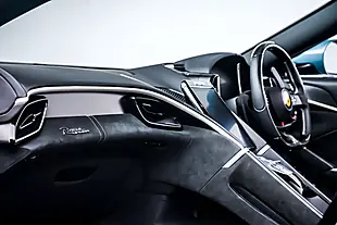 Used 2024 Ferrari Roma Spider Celeste Trevi - Interior and Exterior details 19