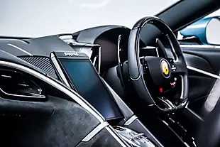 Used 2024 Ferrari Roma Spider Celeste Trevi - Interior and Exterior details 20